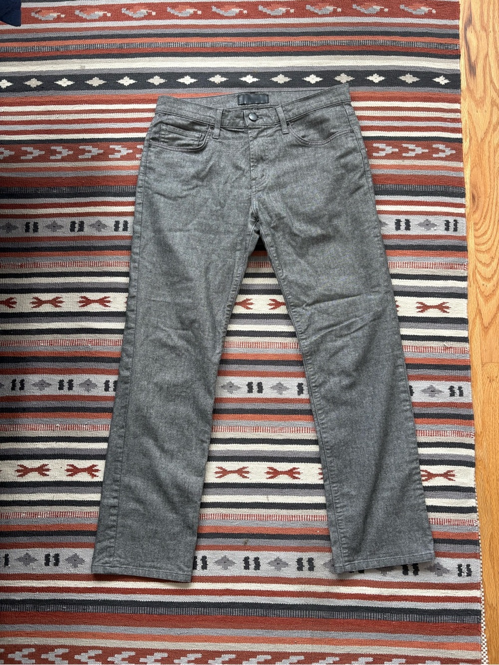 J Brand Slim Straight Jeans in Heather Gray